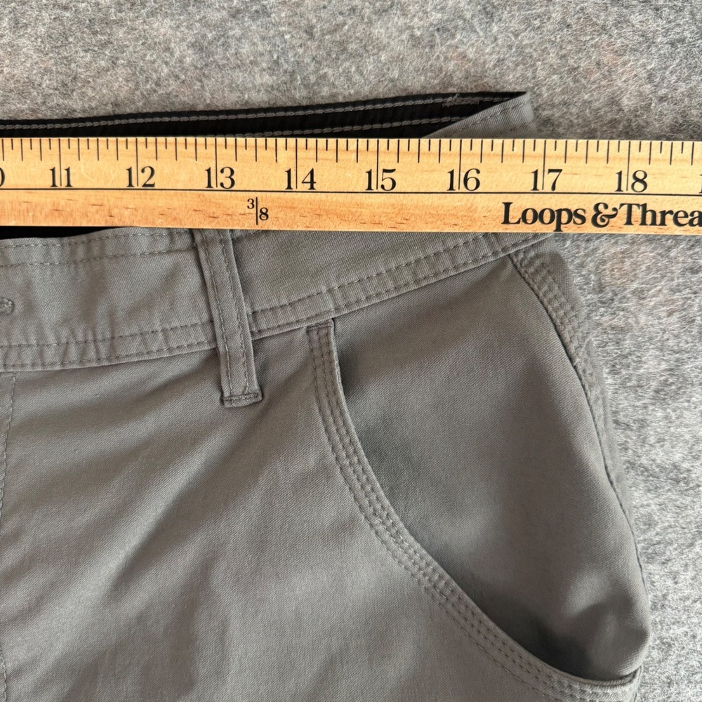 prAna Zion 34x9 Gray Stretch Cargo Hiking Mens Shorts 1969751 - Picture 7 of 8